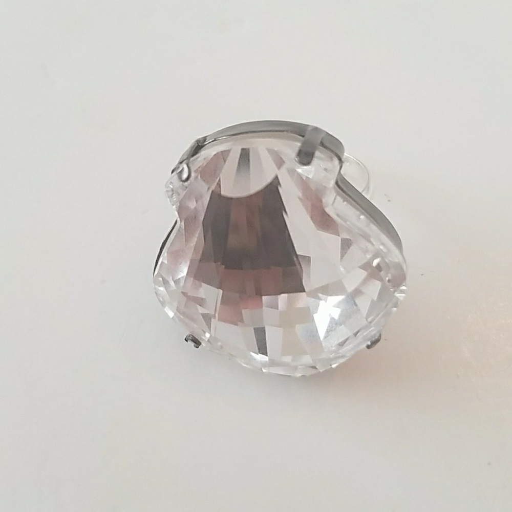 GASOLINE GLAMOUR CRYSTAL SEASHELL RING - Picture 2 of 4